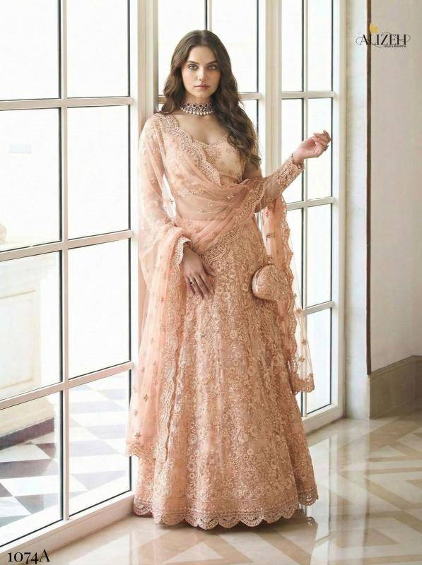 Alizeh Bridal Heritage 1074 Affordable lehenga choli in Bangalore